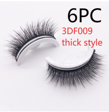 Reusable 3D Mink Lashes Natural False Eyelashes Self Adhesive Fake Glue Free Makeup Eyelash Extension Silk Reusable 3D Mink Lashes Natural False Eyelashes Self Adhesive Fake Glue Free Makeup Eyelash Extension Silk